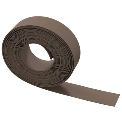 vidaXL Hagekant brun 10 m 15 cm polyetylen