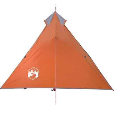 vidaXL Campingtelt tipi 1 person oransje vanntett