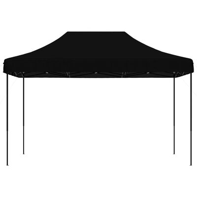 vidaXL Sammenleggbart partytelt pop-up svart 410x279x315 cm