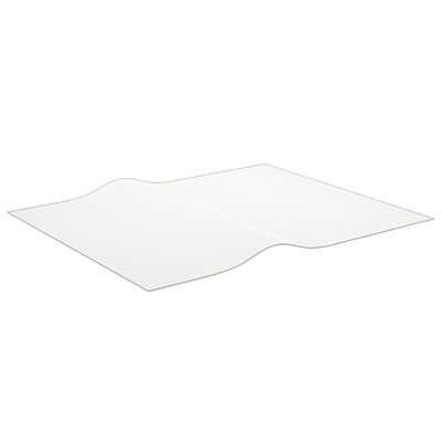 vidaXL Bordbeskytter matt 100x90 cm 1,6 mm PVC