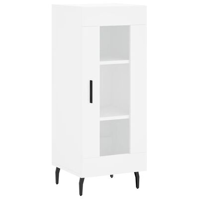 vidaXL Highboard hvit 34,5x34x180 cm konstruert tre