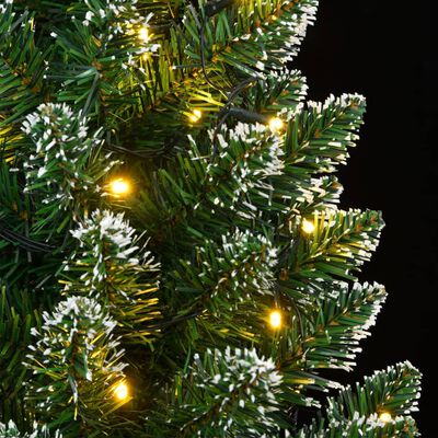 vidaXL Kunstig slankt juletre med 150 LED 120 cm