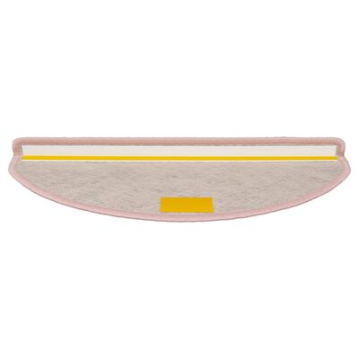 vidaXL Selvklebende trappematter sisal-utseende 15 stk 56x17x3 cm rød