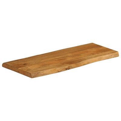 vidaXL Bordplate 100x40x2,5 cm naturlig kant heltre mango