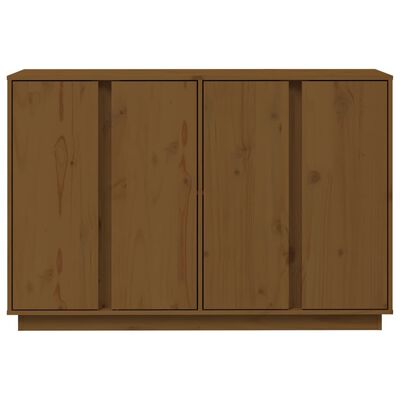 vidaXL Skjenk honningbrun 120x35x80 cm heltre furu