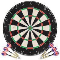 vidaXL Profesjonell dartskive sisal med 6 darts