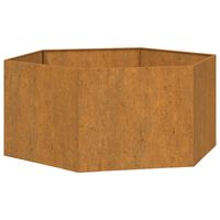 vidaXL Plantekasse rust 90x90x45 cm cortenstål