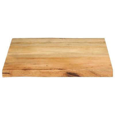 vidaXL Bordplate 40x40x3,8 cm naturlig kant heltre mango