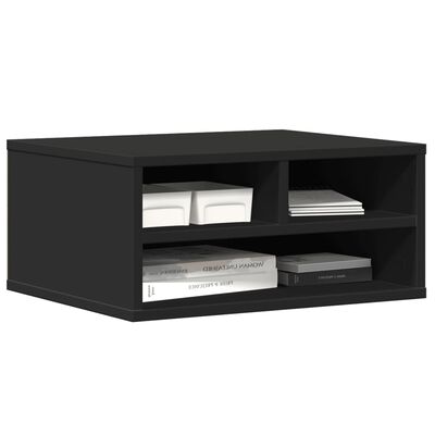vidaXL Skriverbord svart 49x40x22,5 cm konstruert tre