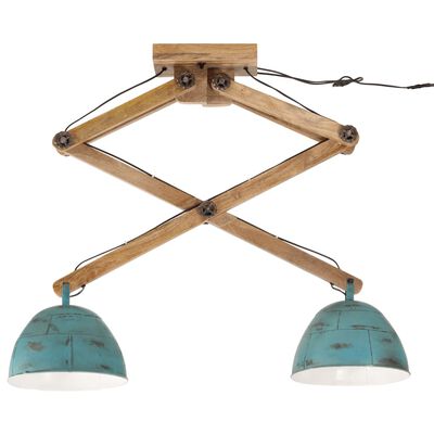 vidaXL Taklampe 25 W denimblå 29x18x85 cm E27