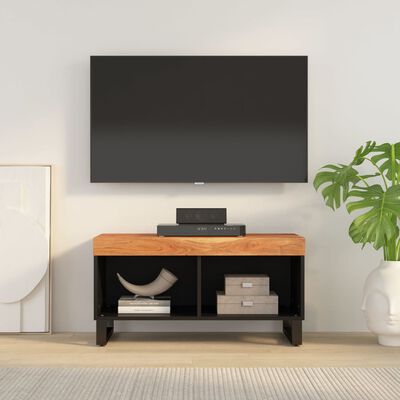 vidaXL TV-benk 85x33x43,5 cm heltre akasie