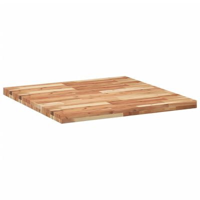 vidaXL Bordplate firkantet 80x80x4 cm heltre akasie