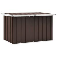 vidaXL Oppbevaringskasse 109x67x65 cm brun