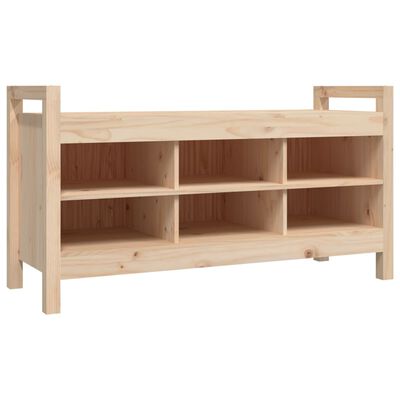 vidaXL Gangbenk 110x40x60 cm heltre furu