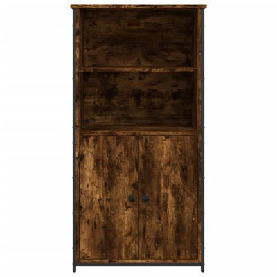 vidaXL Highboard røkt eik 62x36x121,5 cm konstruert tre