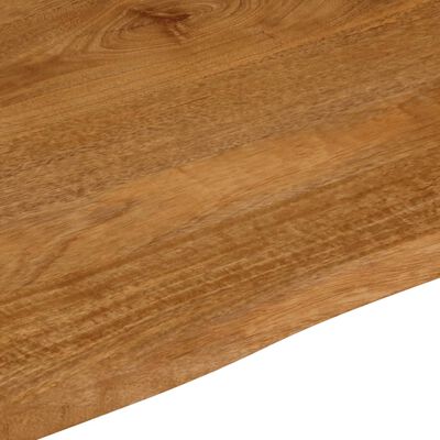 vidaXL Bordplate 90x80x2,5 cm naturlig kant heltre mango