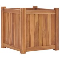 vidaXL Høybed 40x40x40 cm heltre teak