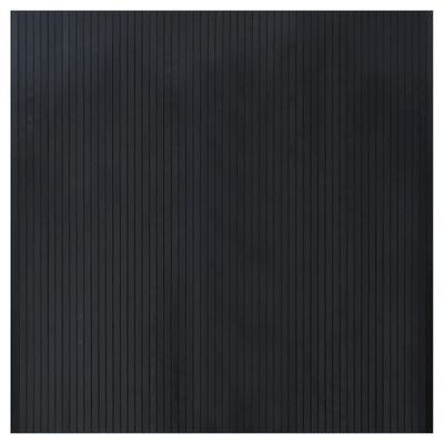 vidaXL Teppe rektangulært svart 100x100 cm bambus