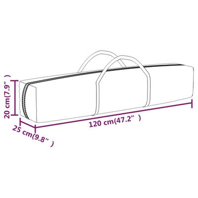 vidaXL Sammenleggbart festtelt med sidevegger antrasitt 2x2 m