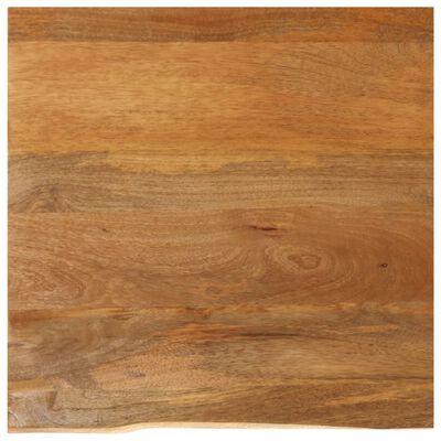 vidaXL Bordplate med naturlig kant 60x60x2,5 cm heltre mango