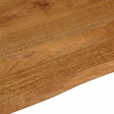 vidaXL Bordplate med naturlig kant 60x60x2,5 cm heltre mango