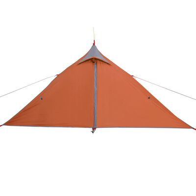 vidaXL Campingtelt tipi 1 person oransje vanntett