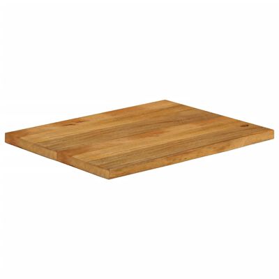 vidaXL Bordplate 80x60x2,5 cm naturlig kant heltre mango