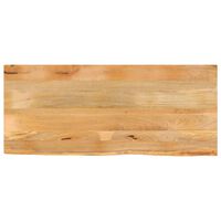 vidaXL Bordplate 140x60x2,5 cm naturlig kant heltre mango