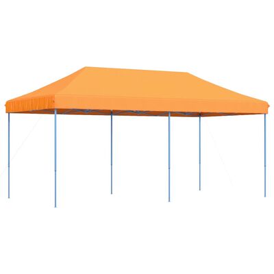 vidaXL Sammenleggbart partytelt pop-up oransje 580x292x315 cm