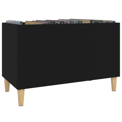 vidaXL Hifi-benk svart 74,5x38x48 cm konstruert tre