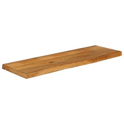 vidaXL Bordplate med naturlig kant 100x20x2,5 cm heltre mango