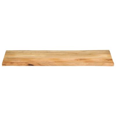 vidaXL Bordplate 140x60x3,8 cm naturlig kant heltre mango