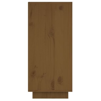 vidaXL Skjenk honningbrun 60x34x75 cm heltre furu