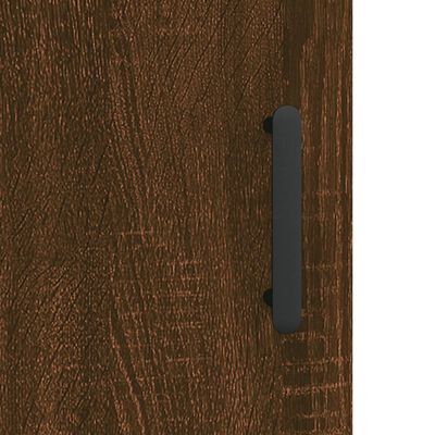 vidaXL Highboard brun eik 69,5x31x115 cm konstruert tre