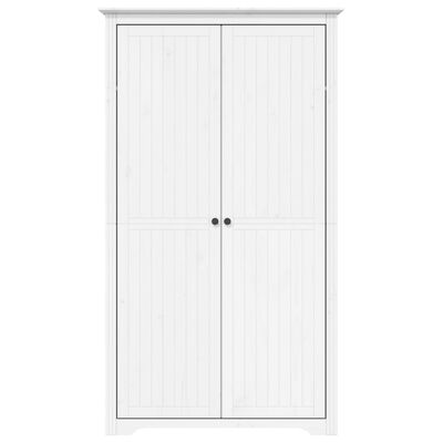 vidaXL Garderobe BODO hvit 99x53,5x173 cm heltre furu