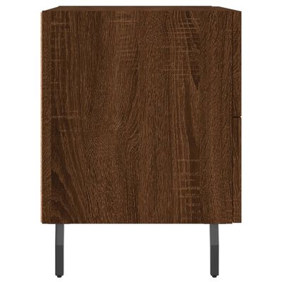 vidaXL Nattbord brun eik 40x35x47,5 cm konstruert tre