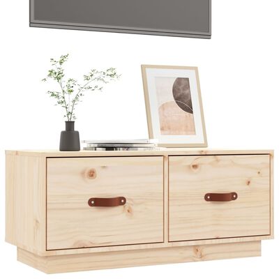 vidaXL TV-benk 80x34x35 cm heltre furu