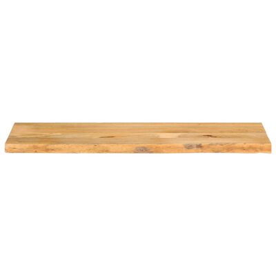 vidaXL Bordplate 120x40x3,8 cm naturlig kant heltre mango