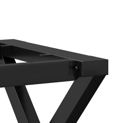 vidaXL Ben for spisebord X-ramme 140x60x73 cm støpejern