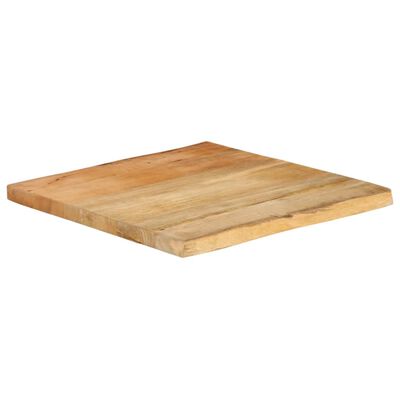 vidaXL Bordplate 40x40x3,8 cm naturlig kant heltre mango