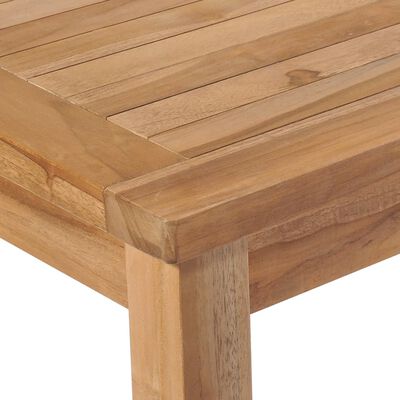 vidaXL Hagebord 150x90x77 cm heltre teak