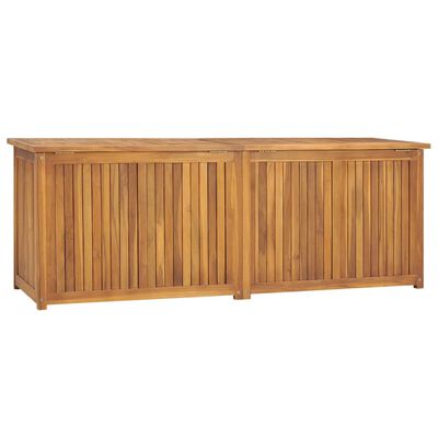 vidaXL Hageboks 150x50x55 cm heltre teak