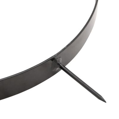 vidaXL Plenrulle med lufter svart 42 L jern og stål