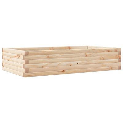 vidaXL Plantekasse 110x60x23 cm heltre furu