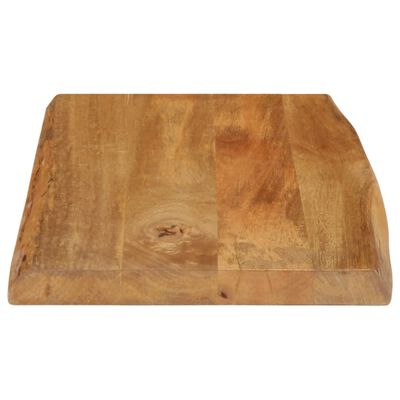 vidaXL Bordplate 70x40x3,8 cm naturlig kant heltre mango