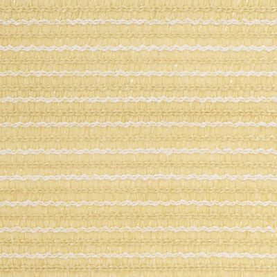 vidaXL Teltteppe beige 250x250 cm HDPE