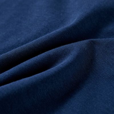 T-skjorte for barn blå og marineblå 92