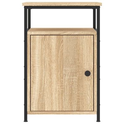 vidaXL Nattbord 2 stk sonoma eik 40x42x60 cm konstruert tre