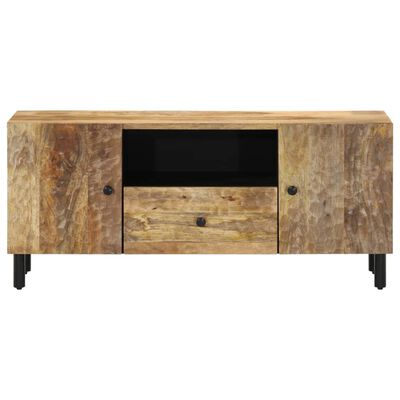 vidaXL TV-benk 105x33x46 cm heltre mango