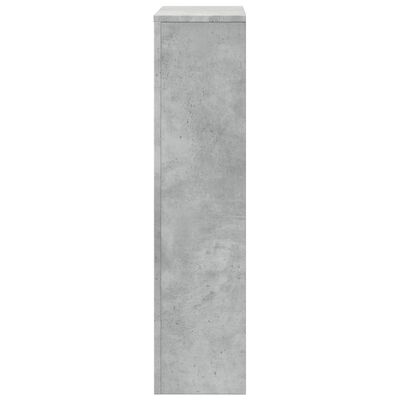 vidaXL Radiatordeksel betonggrå 104x20x82 cm konstruert tre